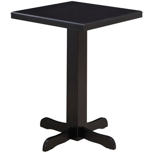 RAM Game Room Square Pub Table - Black - The Bar Design