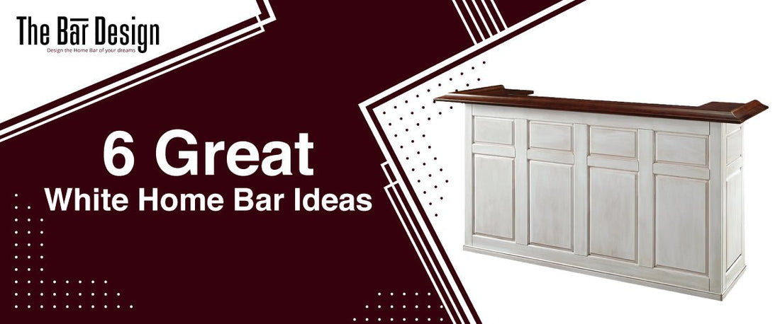 6 Great White Home Bar Ideas - The Bar Design