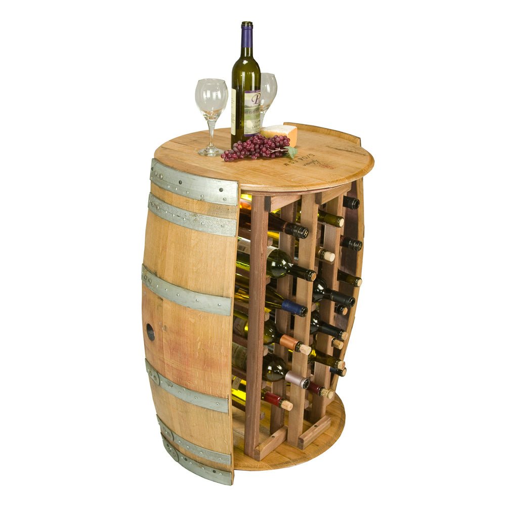 28 Bottle Round Wine Rack - The Bar Design
