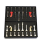 Authentic Models Chess Set Metal - The Bar Design
