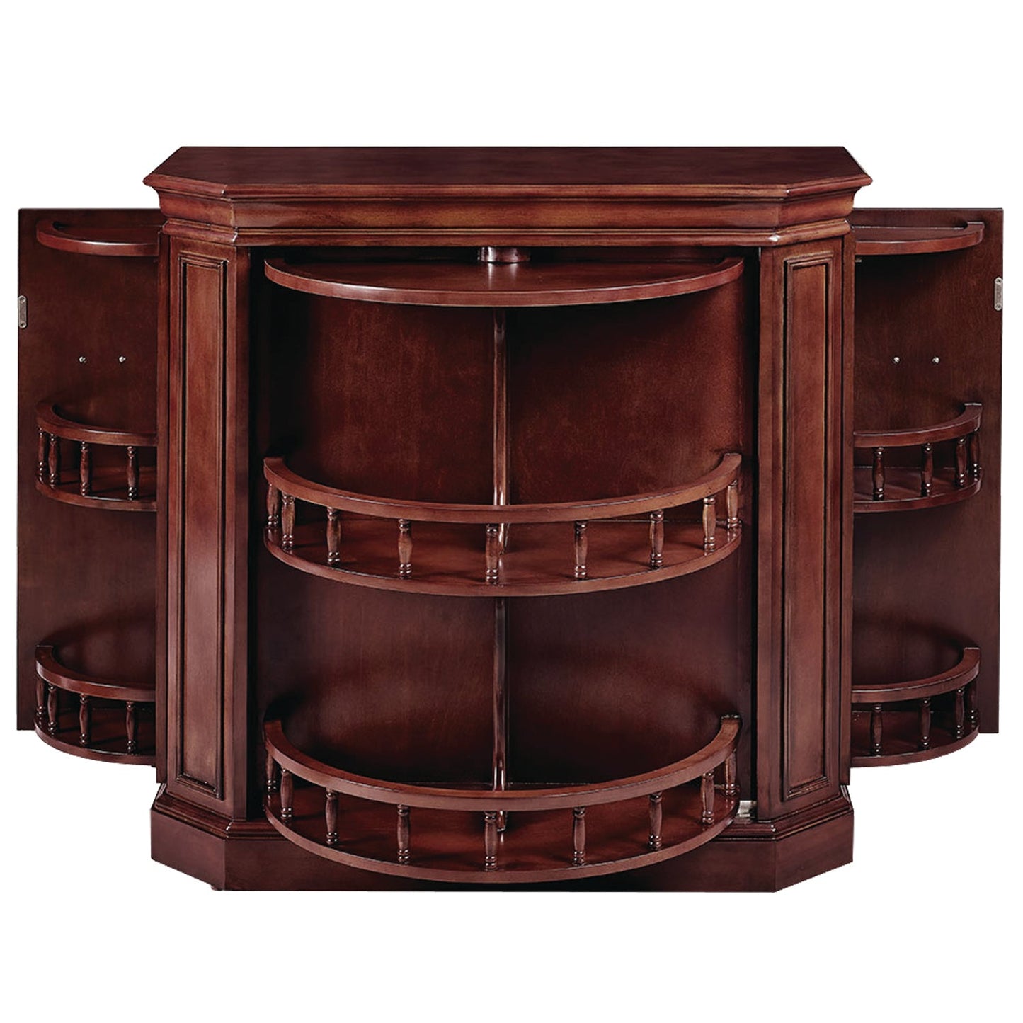 Bar Cabinet w/ Spindle - English Tudor - The Bar Design