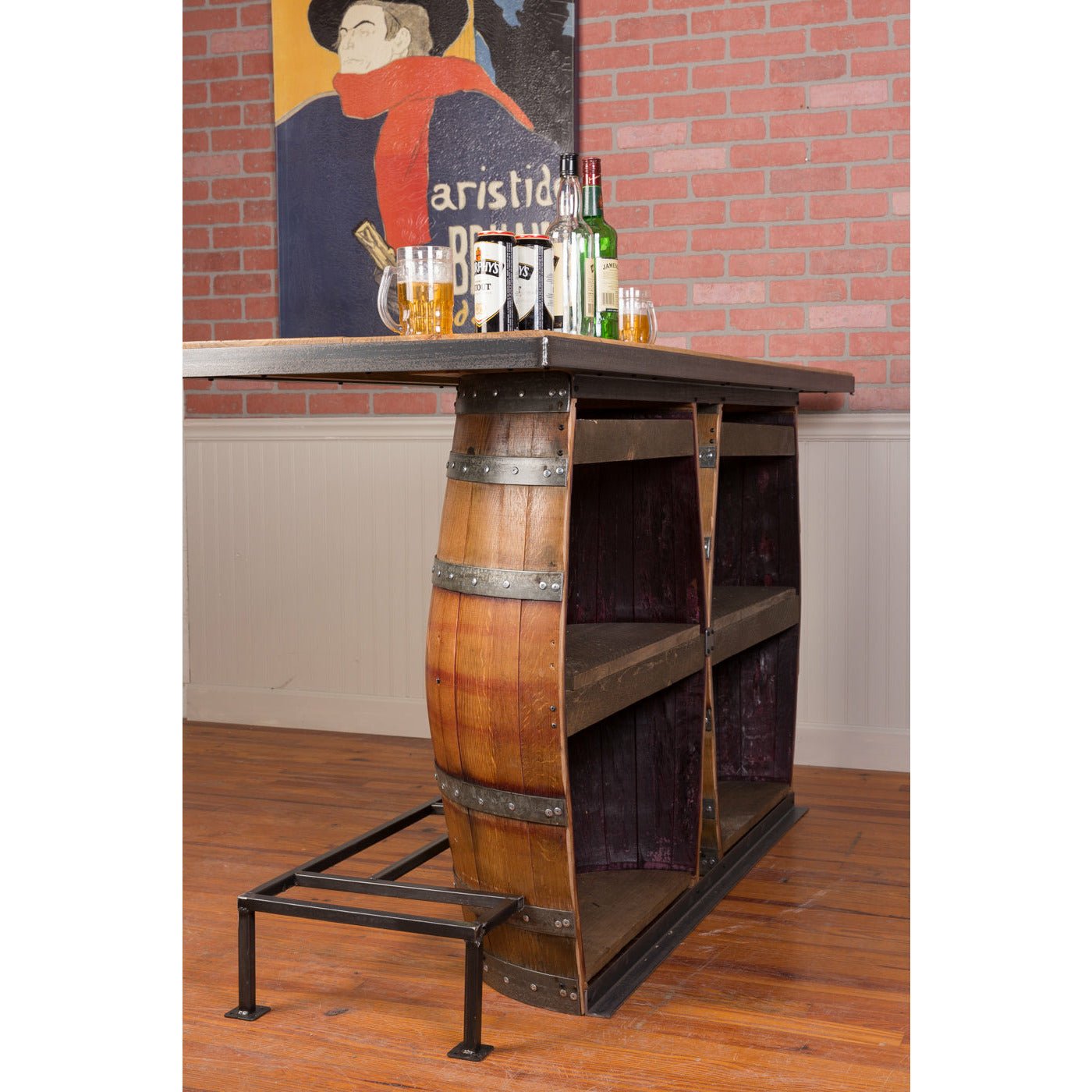 Napa East Double Wine Barrel Bar - The Bar Design