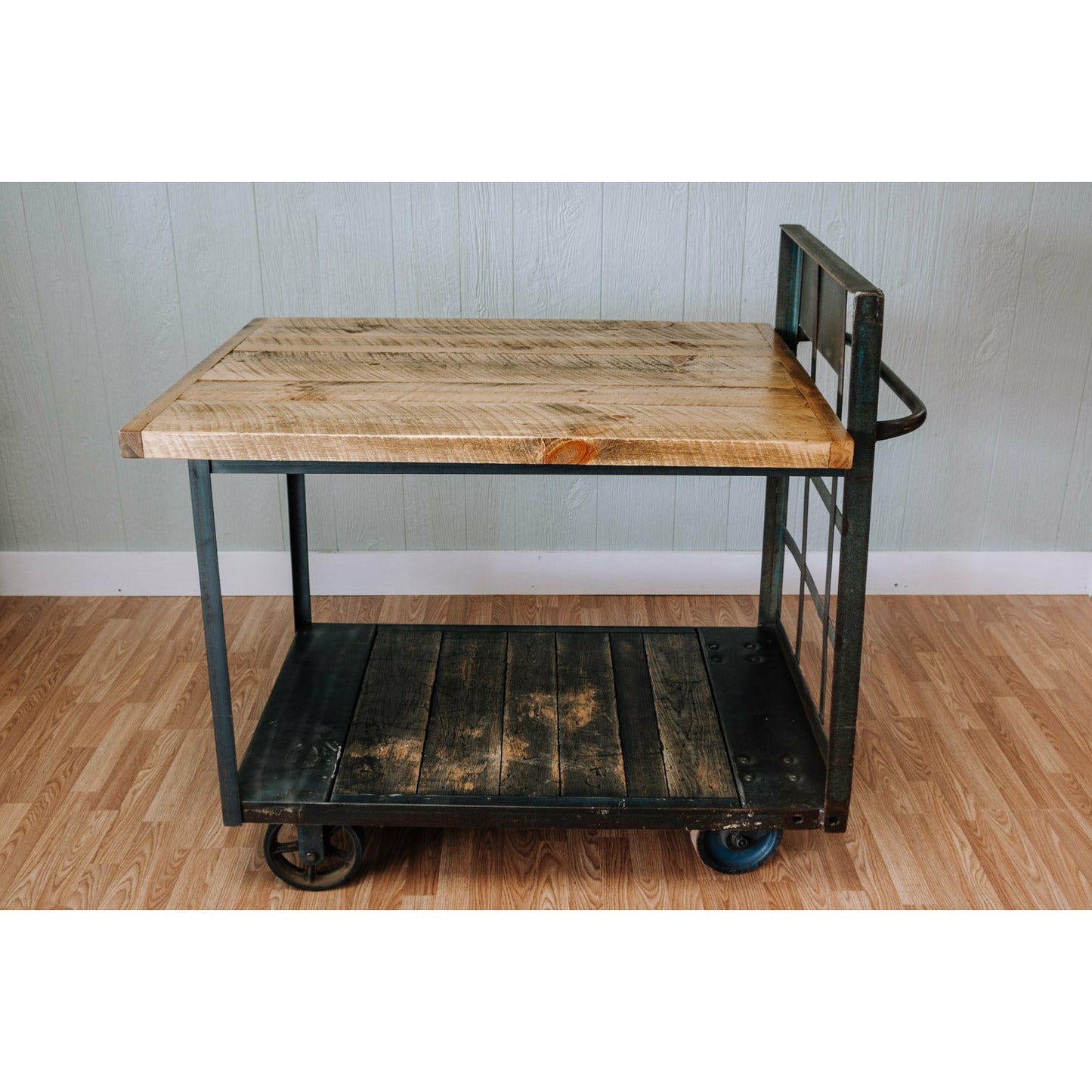 Napa East Vintage Factory Cart Table - The Bar Design