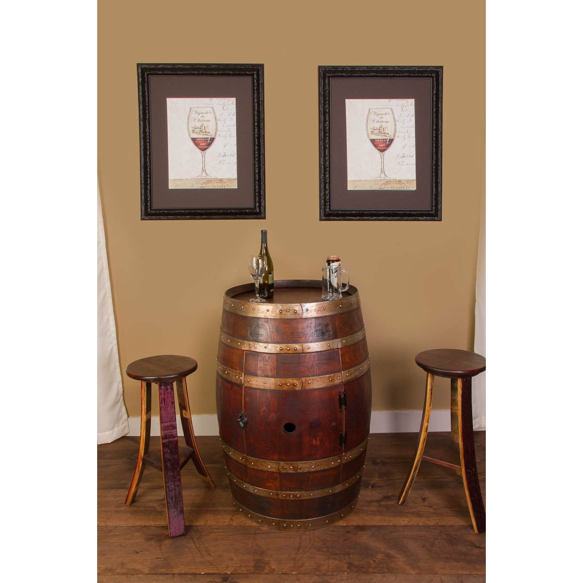 Napa East Whole Wine Barrel Cabinet - The Bar Design