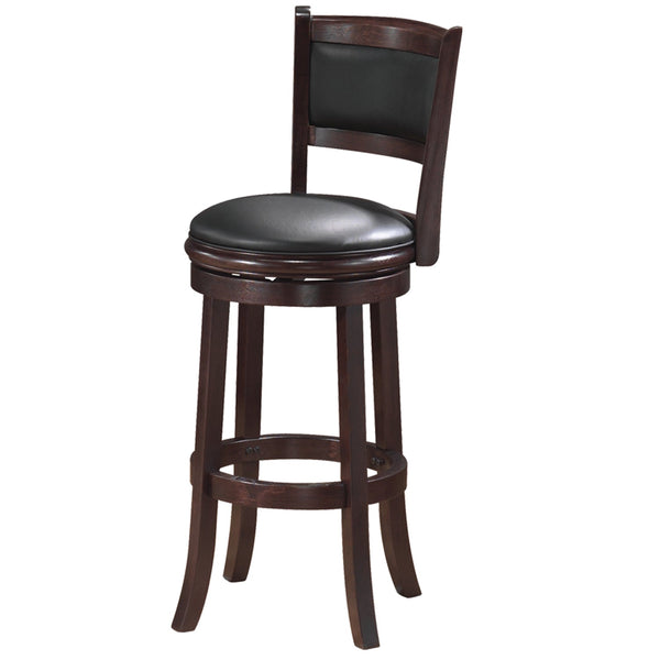 RAM Game Room Backed Barstool - Cappuccino - The Bar Design