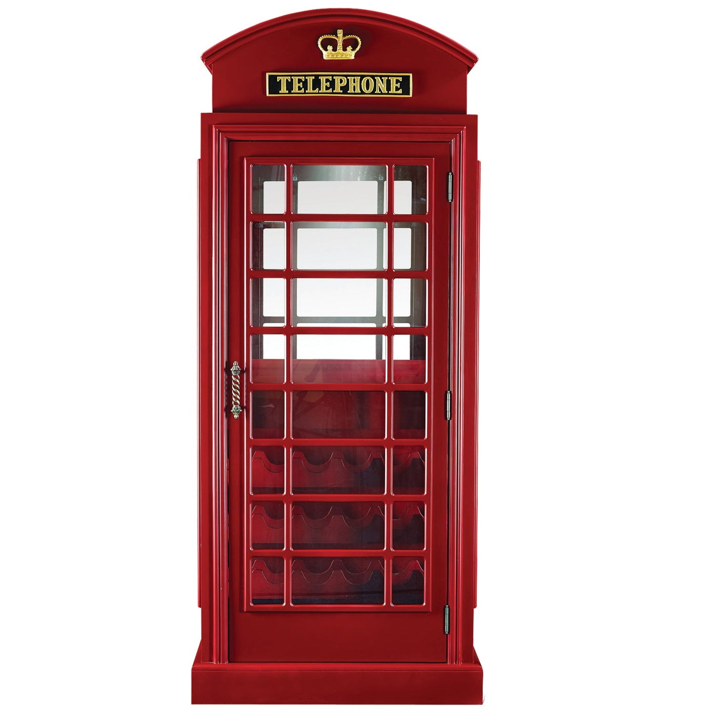 RAM Game Room Old English Telephone Booth Bar Cabinet - The Bar Design