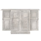 RAM Game Room Portable Folding Bar Cabinet - Antique White - The Bar Design