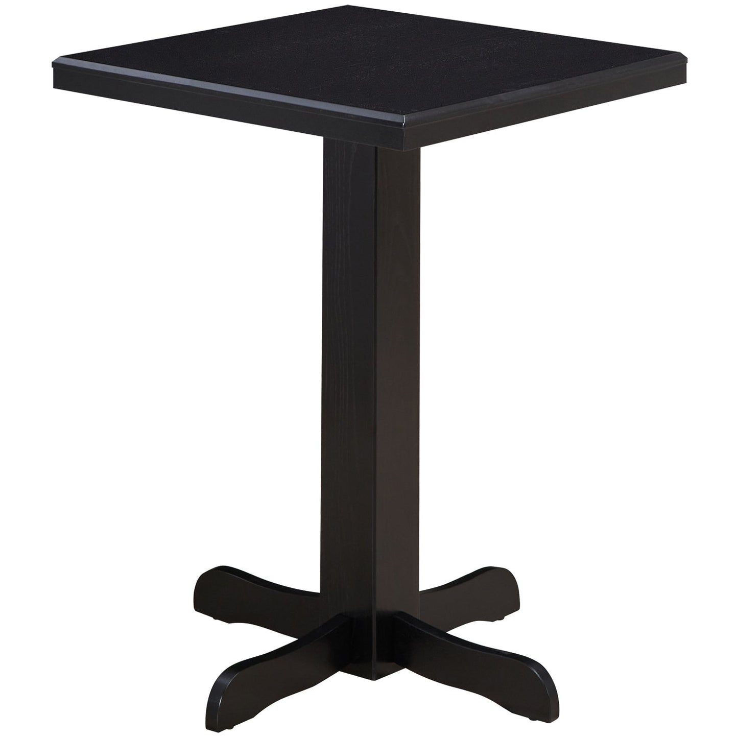 RAM Game Room Square Pub Table - Black - The Bar Design