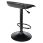 Winesome Wood Cora 3-Pc High Table with 2 Air Lift Adjustable Stools, Espresso and Black - The Bar Design