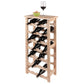 Winesome Wood Napa 28-Bottle Wine Rack, Natural - The Bar Design
